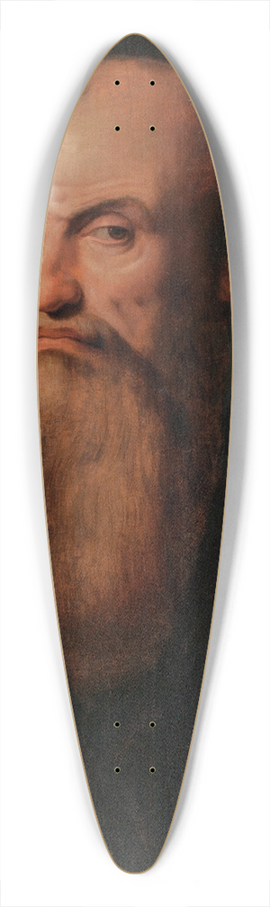 Italian School - Portrait of a Venetian Gentleman 39.3 inch art pintail longboard deck
