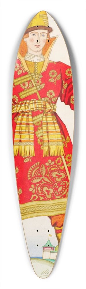 Ivan Bilibin - Ivan Tsarevich 39.3 inch art pintail longboard deck