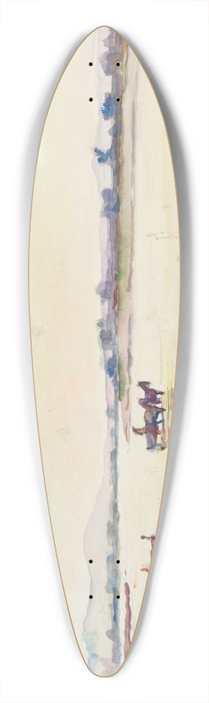 Ivan Ivanec - pejza z rzek 39.3 inch art pintail longboard deck