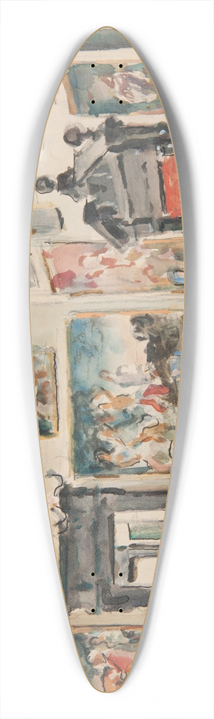 Ivan Ivanec - Pokj Karmazynowy w Paacu w Podhorcach 39.3 inch art pintail longboard deck