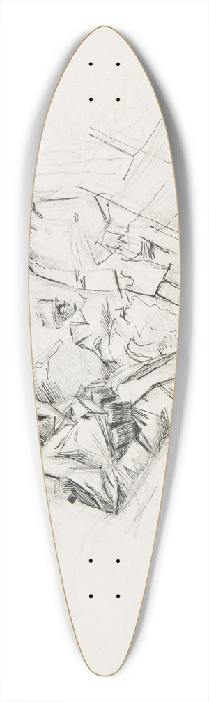 Ivan Ivanec - trzej onierze Legionu Ukraiskich Strzelcw Siczowych w okopie 39.3 inch art pintail longboard deck