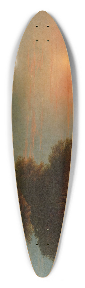 Ivan Konstantinovich Aivazovsky - Shepherds with a flock of sheep 39.3 inch art pintail longboard deck