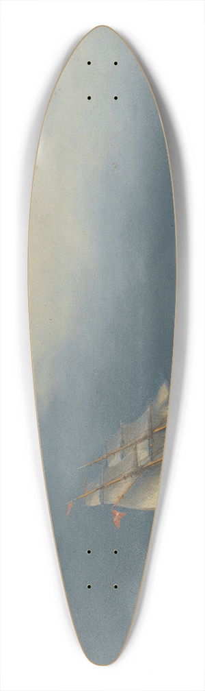 Ivan Konstantinovich Aivazovsky - The Lifting Storm 39.3 inch art pintail longboard deck