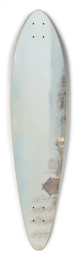 Ivan Pavlovich Pokhitonov - Petite maison  Jupille prs Lige 39.3 inch art pintail longboard deck