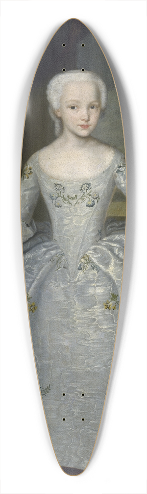 Ivan Vishnyakov - Portrait of Sarah Eleanore Fairmore 39.3 inch art pintail longboard deck