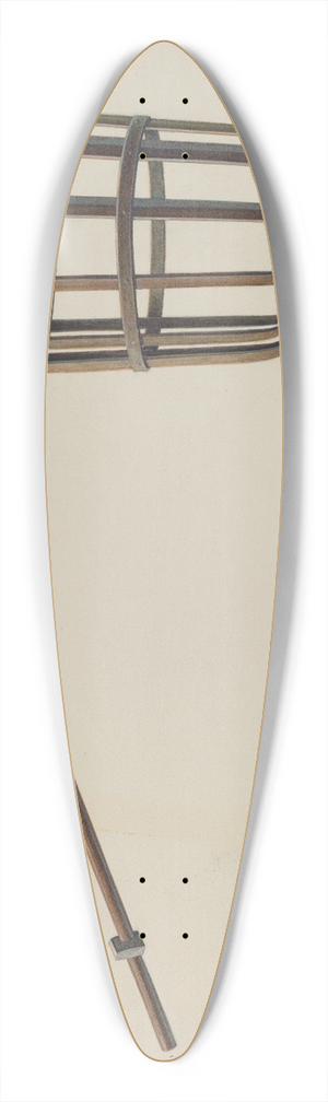 Ivar Julius - Flambeau 39.3 inch art pintail longboard deck