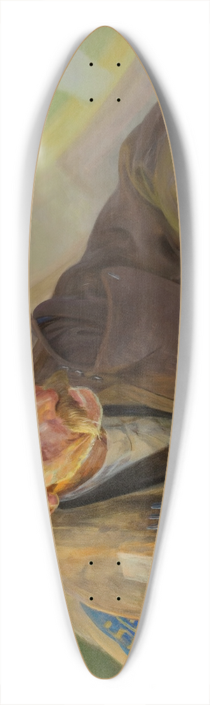 Jacek Malczewski - Christ in Emmaus  triptych 39.3 inch art pintail longboard deck Jacek Malczewski - Christ in Emmaus  triptych 39.3 inch art pintail longboard deck