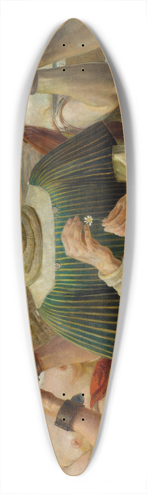 Jacek Malczewski - Polish Hamlet  Portrait of Aleksander Wielopolski 39.3 inch art pintail longboard deck