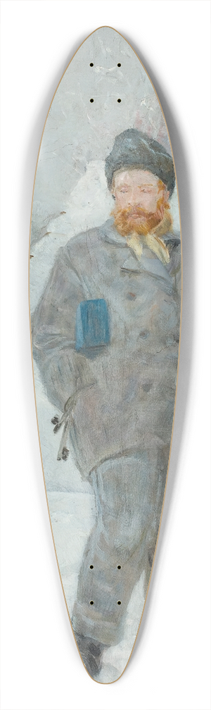 Jacek Malczewski - Portrait of Adolf Dygasiski with birds 39.3 inch art pintail longboard deck