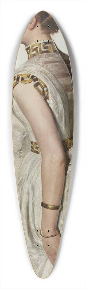 Jacek Malczewski - Portrait of the Fiance 39.3 inch art pintail longboard deck Jacek Malczewski - Portrait of the Fiance 39.3 inch art pintail longboard deck