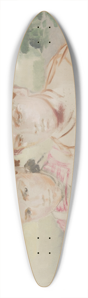 Jacek Malczewski - Two Girls 39.3 inch art pintail longboard deck