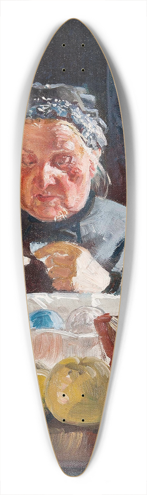 Jacek Malczewski - Woman at table, sketch 39.3 inch art pintail longboard deck