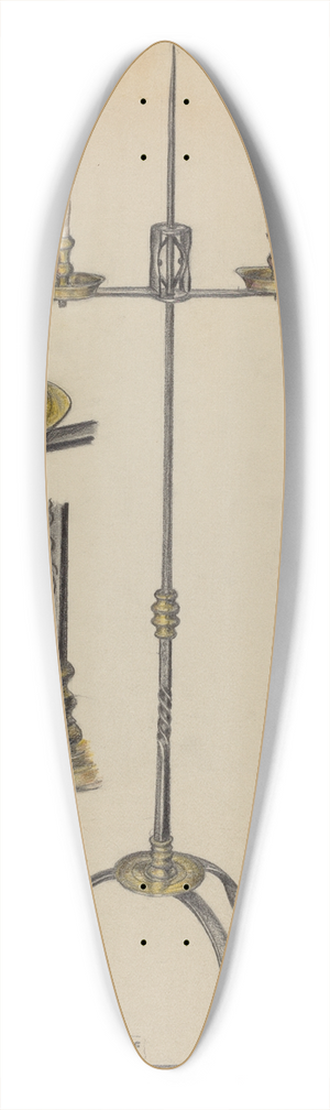 Jack Staloff - Candlestand 39.3 inch art pintail longboard deck