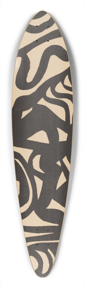 Jacoba van Heemskerck - Composition 39.3 inch art pintail longboard deck