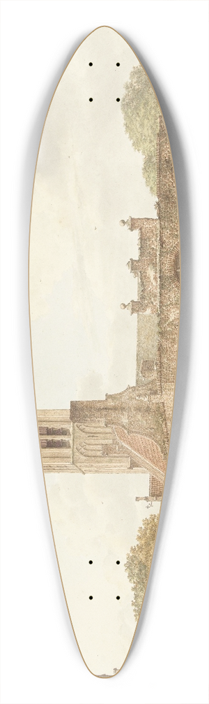 Jacob Cats - Straattafereel in Beverwijk 39.3 inch art pintail longboard deck