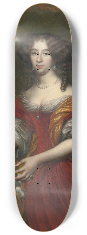 Adriaen Backer - Portrait of a lady 8.25 inch art skate deck