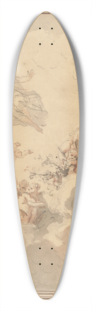 Jacob de Wit - Allegory of the ripening of wine 39.3 inch art pintail longboard deck