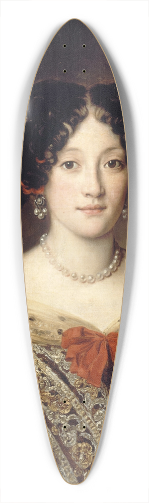 Jacob Ferdinand Voet - Portrait de femme 39.3 inch art pintail longboard deck