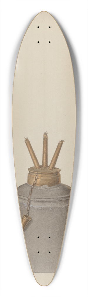 Jacob Gielens - Camphene Lamp 39.3 inch art pintail longboard deck