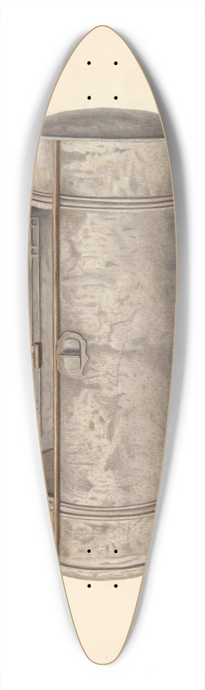Jacob Gielens - Candle Box 39.3 inch art pintail longboard deck