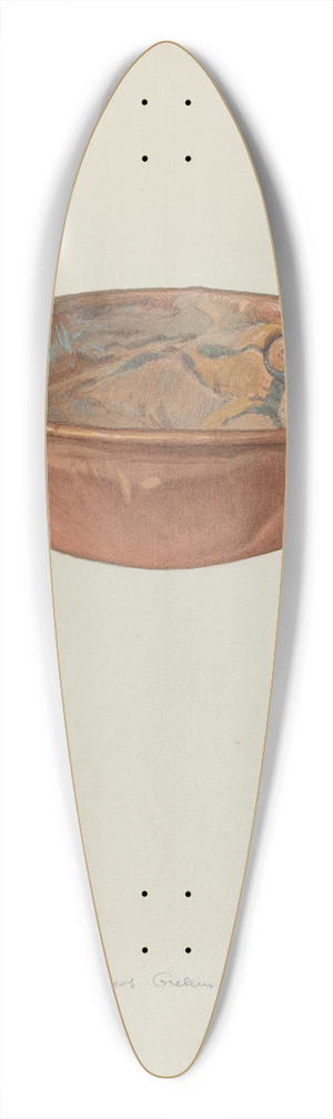 Jacob Gielens - Childs Porringer 39.3 inch art pintail longboard deck
