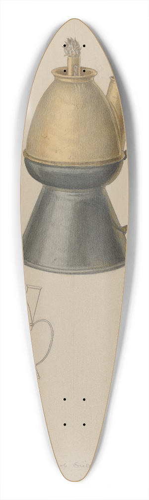 Jacob Gielens - Petticoat Lamp 39.3 inch art pintail longboard deck