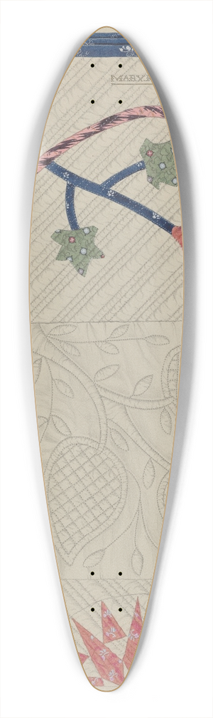 Jacob Gielens - Quilt 39.3 inch art pintail longboard deck