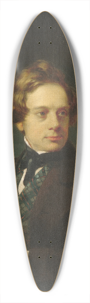 Jacob Hart Lazarus - Henry Inman 39.3 inch art pintail longboard deck