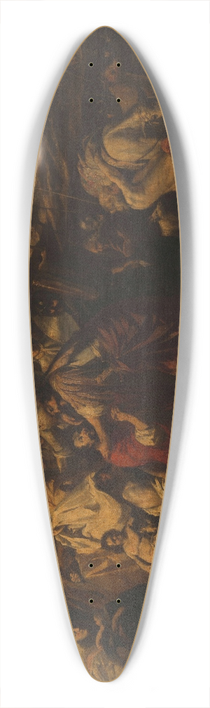 Jacob Hogers - The Meeting of Jacob and Esau 39.3 inch art pintail longboard deck