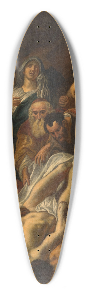 Jacob Jordaens - Christs Entombment 39.3 inch art pintail longboard deck