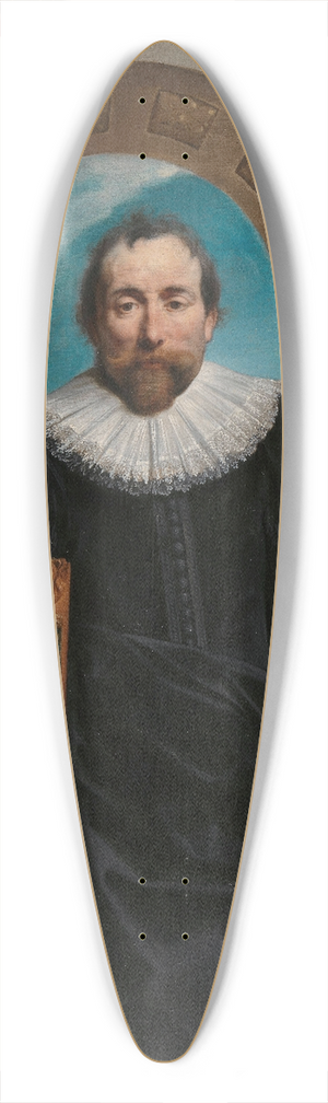 Jacob Jordaens - Portrait of Rogier Le Witer 39.3 inch art pintail longboard deck