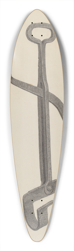 Jacob Lipkin - Kettle Tilter 39.3 inch art pintail longboard deck