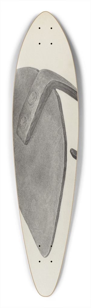Jacob Lipkin - Oven Scraper 39.3 inch art pintail longboard deck