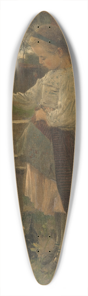 Jacob Maris - Feeding Chickens 39.3 inch art pintail longboard deck