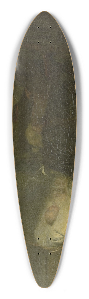 Jacob Maris - Tired Out (Mother Watched) 39.3 inch art pintail longboard deck