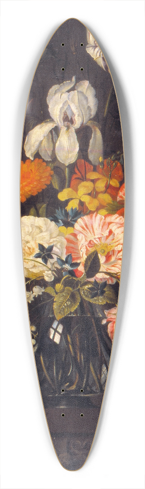 Jacob Marrel - Still-Life with Flowers 39.3 inch art pintail longboard deck