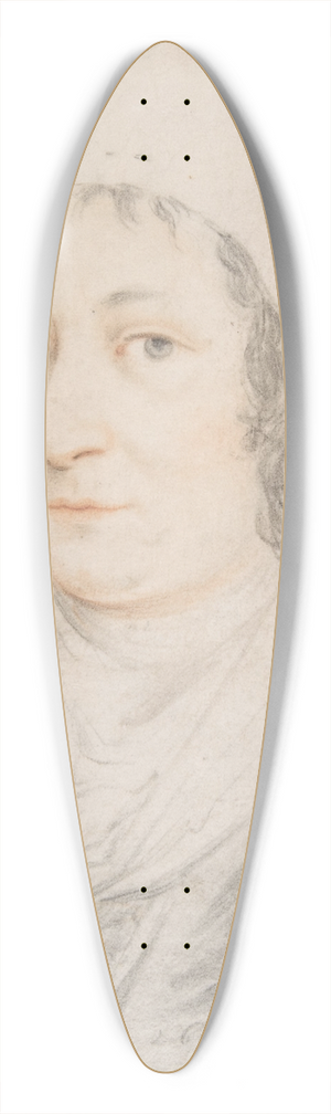 Jacob Matham - Half-figure of a Woman 39.3 inch art pintail longboard deck