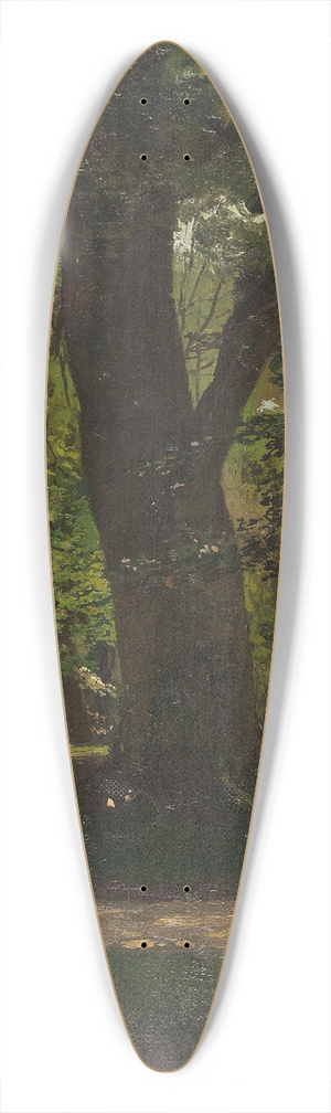 Jacob Nbbe - Waldlichtung im Tiergarten Berlin 39.3 inch art pintail longboard deck