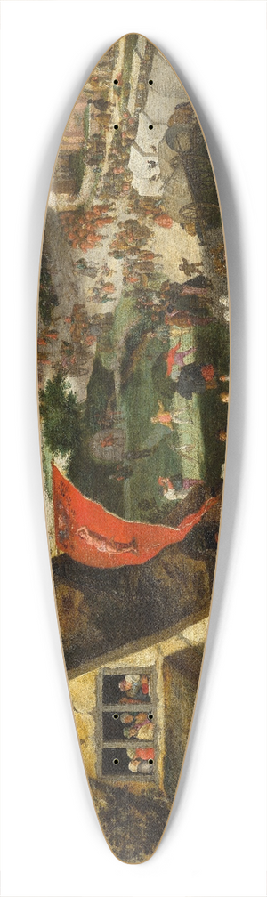Jacob Savery the Elder - Fair on St Sebastians Day 39.3 inch art pintail longboard deck
