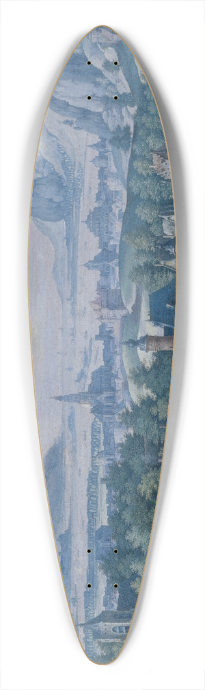 Jacob Savery the Elder - Landscape with the story of Jephthahs daughter 39.3 inch art pintail longboard deck