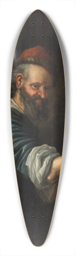 Jacob Toorenvliet - A blacksmith 39.3 inch art pintail longboard deck