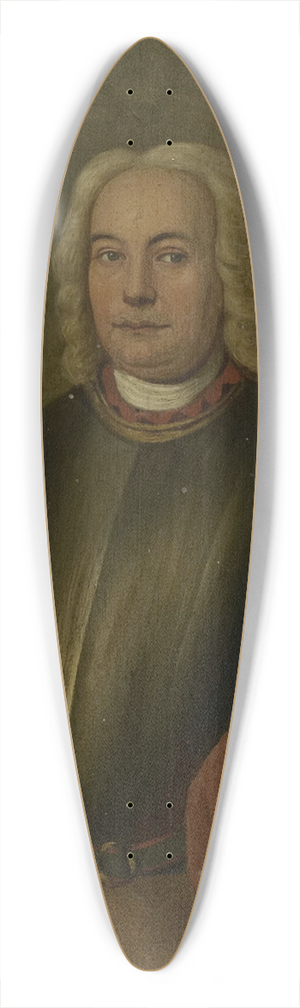 Jacobus Oliphant - Portrait of Johannes Thedens, Governor-General of the Dutch East India Company 39.3 inch art pintail longboard deck