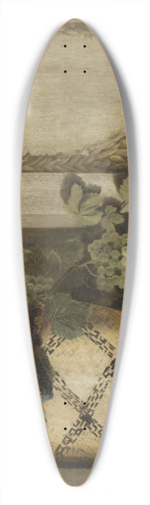 Jacob van Campen - Still Life with Fruit and Flower Garlands 39.3 inch art pintail longboard deck