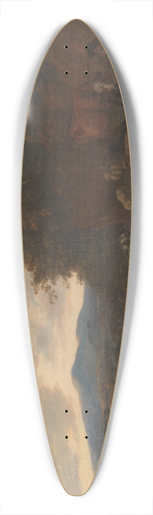 Jacob van der Does - The Flock of Sheep 39.3 inch art pintail longboard deck