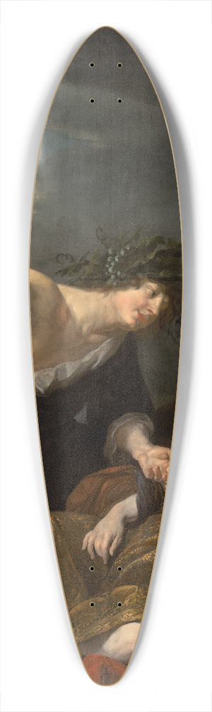 Jacob Van Loo - Bacchus Andariadne 39.3 inch art pintail longboard deck