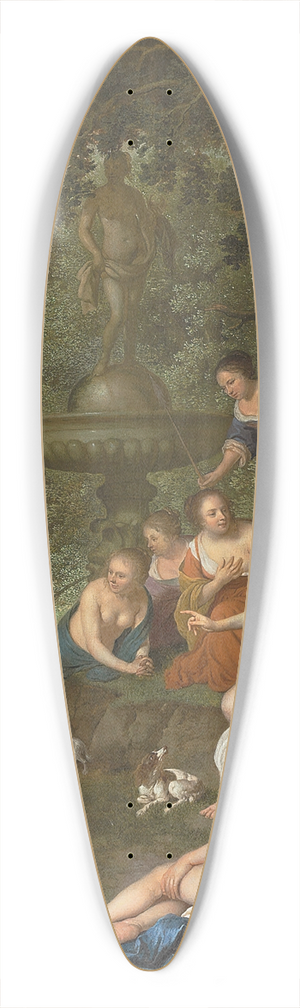 Jacob Van Loo - Diana And Callisto 39.3 inch art pintail longboard deck
