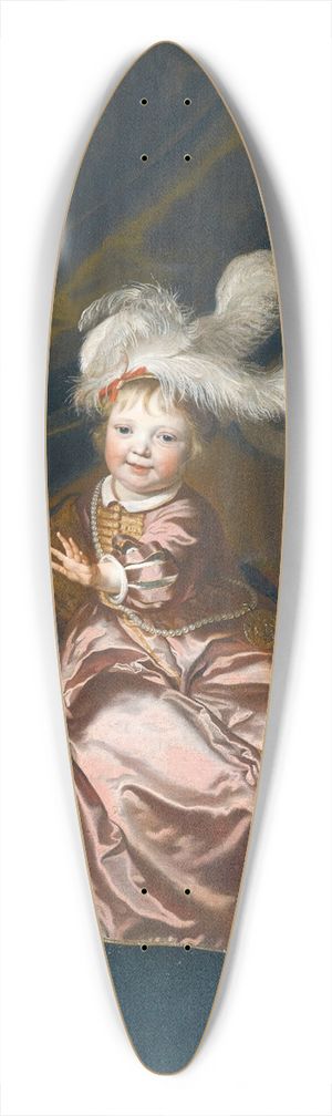 Jacob Van Loo - Portrait Of A Boy 39.3 inch art pintail longboard deck