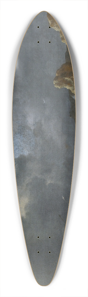 Jacob van Ruisdael - View from the Coast of Norway 39.3 inch art pintail longboard deck