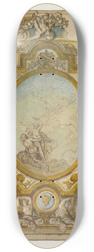Charles De La Fosse - Studies for a Ceiling Decoration 8.25 inch art skate deck Charles De La Fosse - Studies for a Ceiling Decoration 8.25 inch art skate deck