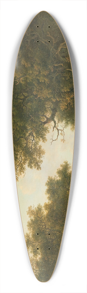 Jacob van Strij - Landscape with Peasants with their Cattle and Anglers on the Water 39.3 inch art pintail longboard deck
